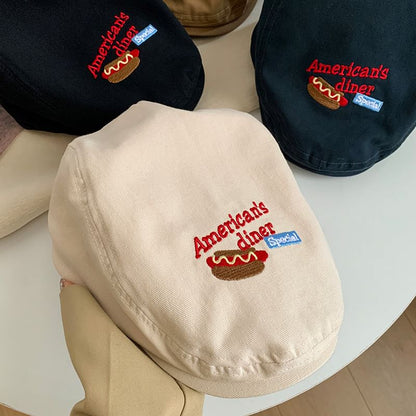 Lettering Cap Embroidered Flat