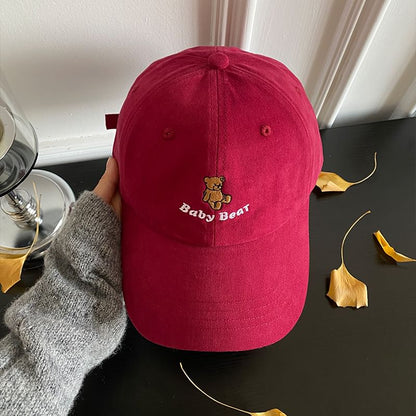 Bear Cap Baseball Embroidered