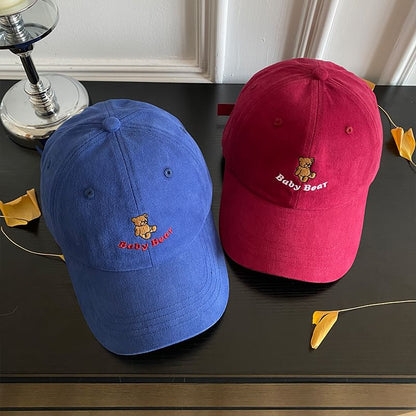 Bear Cap Baseball Embroidered