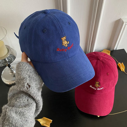Bear Cap Baseball Embroidered