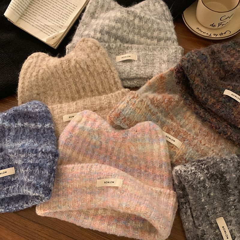 Ear Beanie Knit Cat