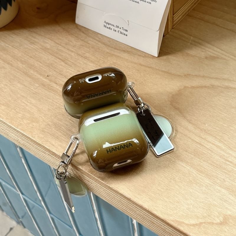 Gradient AirPods / Pro Earphone Case Skin with Charm
