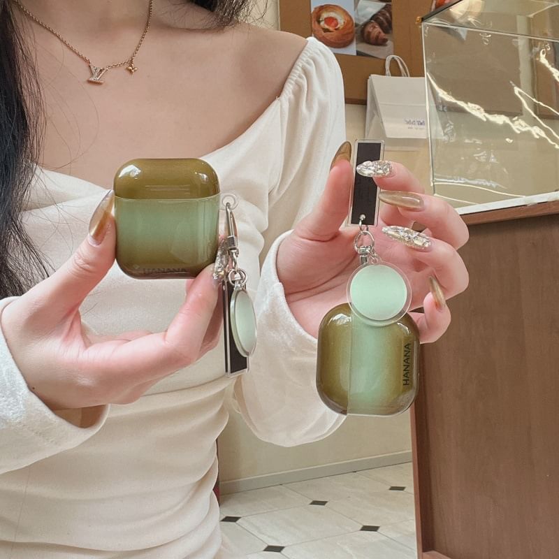 Gradient AirPods / Pro Earphone Case Skin with Charm