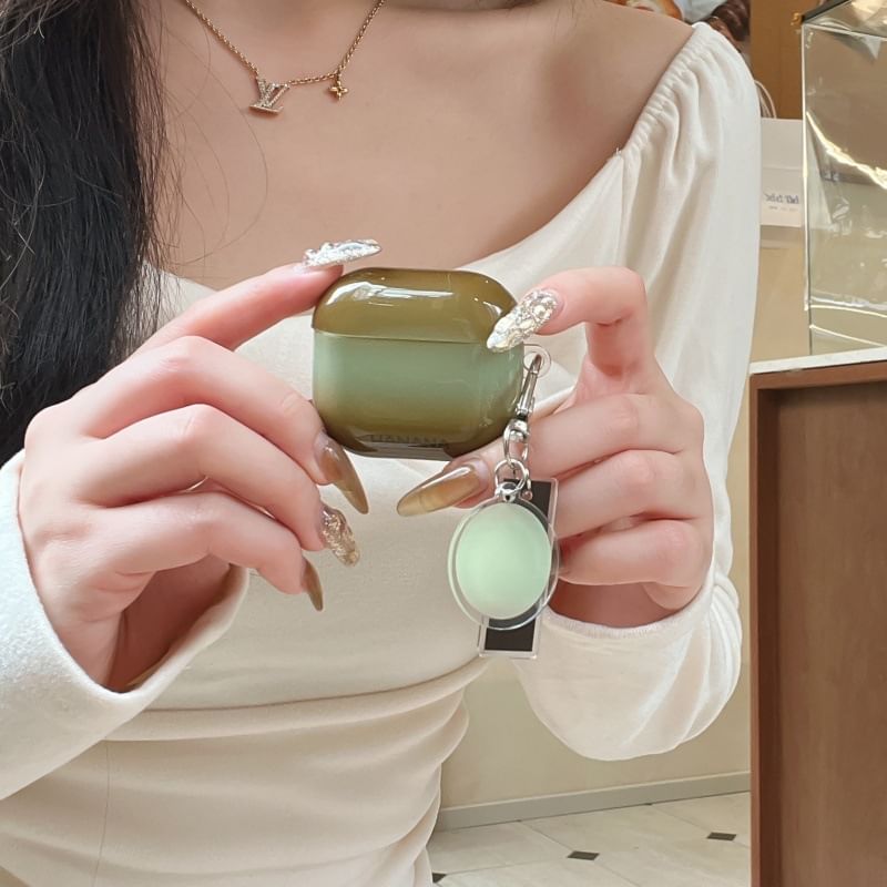 Gradient AirPods / Pro Earphone Case Skin with Charm