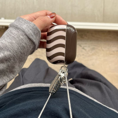 Wavy AirPods / Pro Earphone Case Skin / Charm / Set