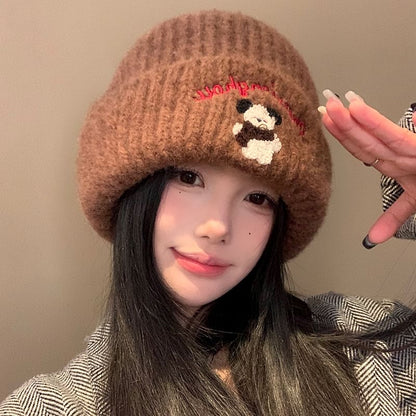 Dog Embroidered Beanie