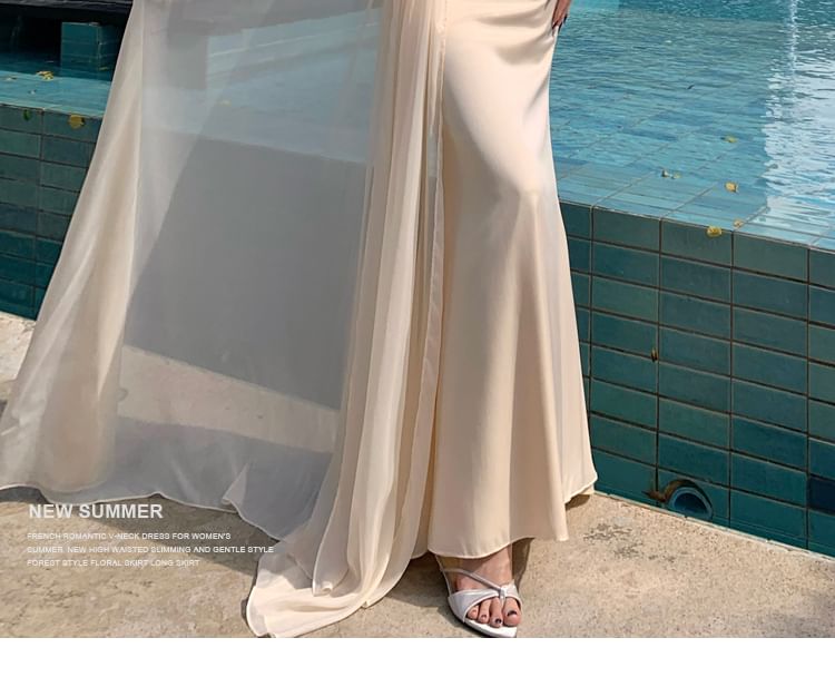 Bow Maxi Sheath Tube Cocktail Dress