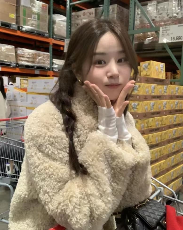 Collared Fluffy Button-Up Plain Jacket