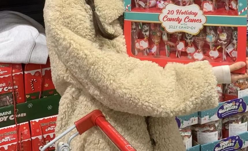 Collared Fluffy Button-Up Plain Jacket