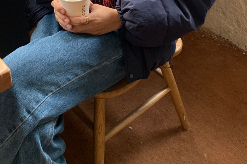 Plaid Applique Fringed Trim Scarf