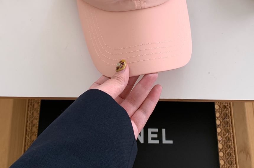 Letter Embroidered Baseball Cap