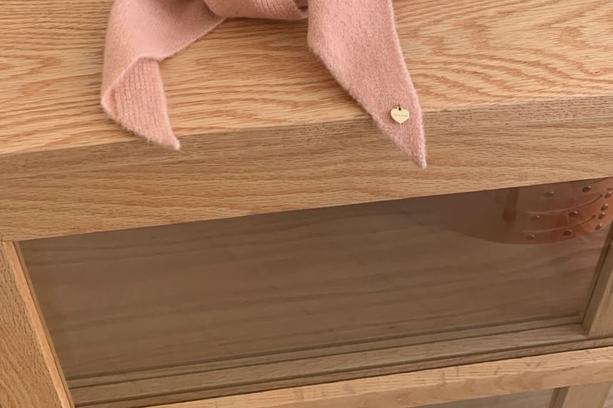 Heart Buttoned Scarf