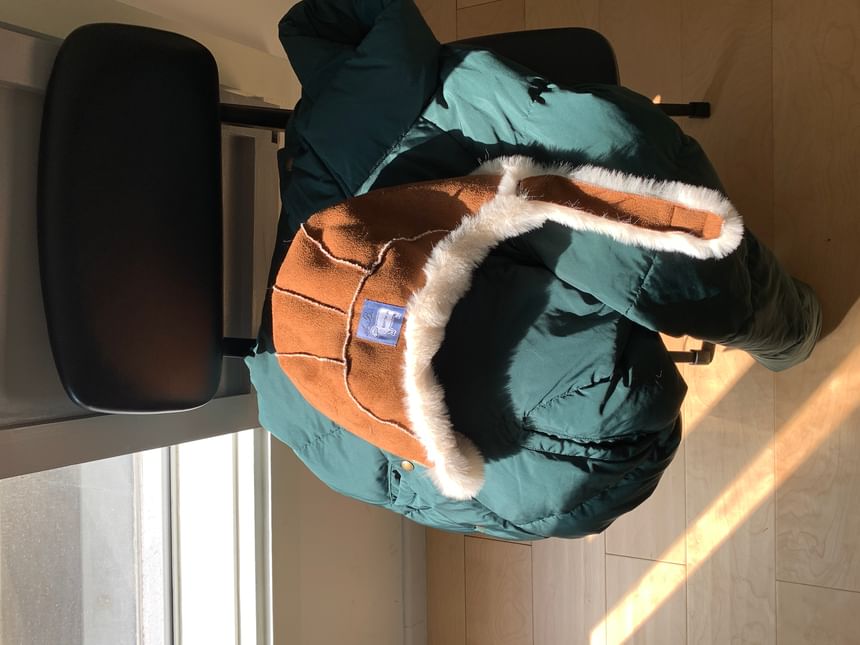 Plain Applique Fluffy Trim Trapper Hat