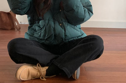 Plain Applique Fluffy Trim Trapper Hat