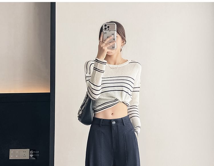 High Waist Plain Wide Leg Dress Pants