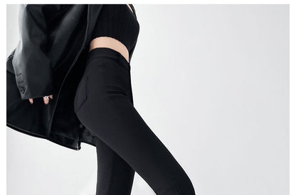 High Waist Plain Flared Dress Pants (Various Designs)