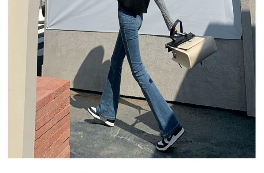 High Waist Flared Jeans