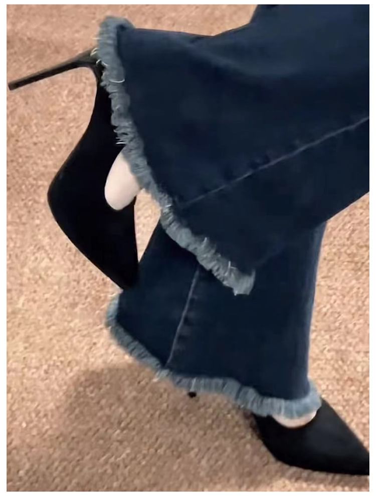 Pointy Platform Stiletto Heel Sandals