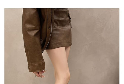 Platform Buckled Zip Panel Short Boots