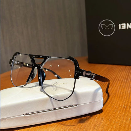 Half Frame Aviator Glasses