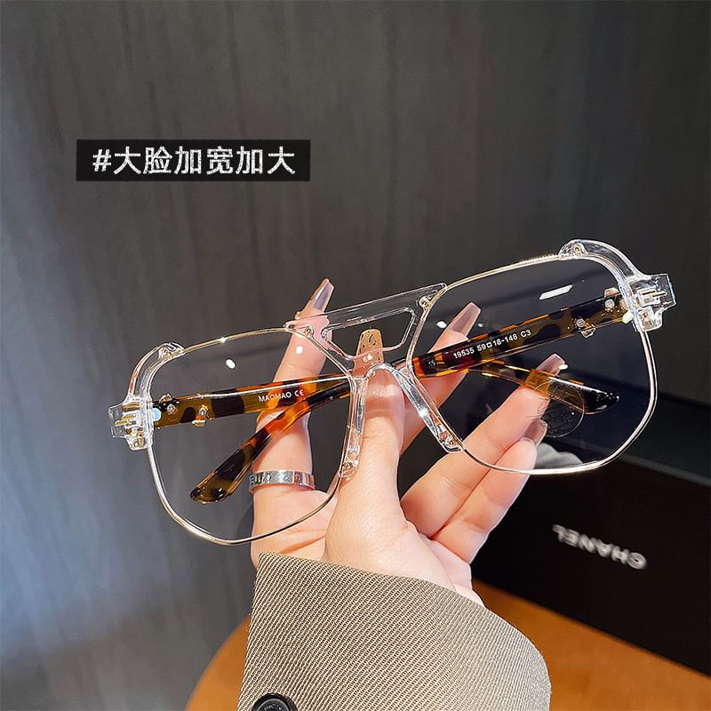 Half Frame Aviator Glasses