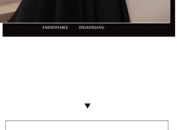 Square A-Line Evening Gown Maxi Sleeve Puff Plain Neck