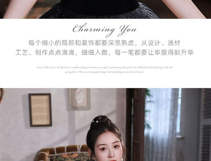 Evening Shoulder Off Velvet Gown Glitter A-Line Plain The