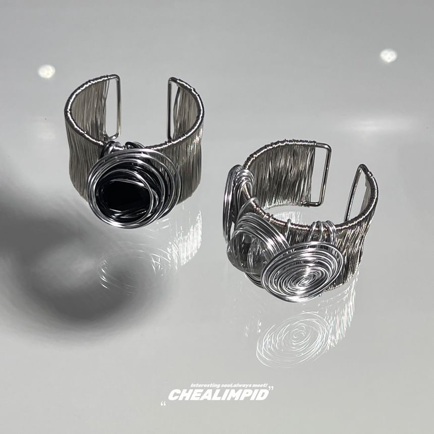 Chunky Open Metal Bangle