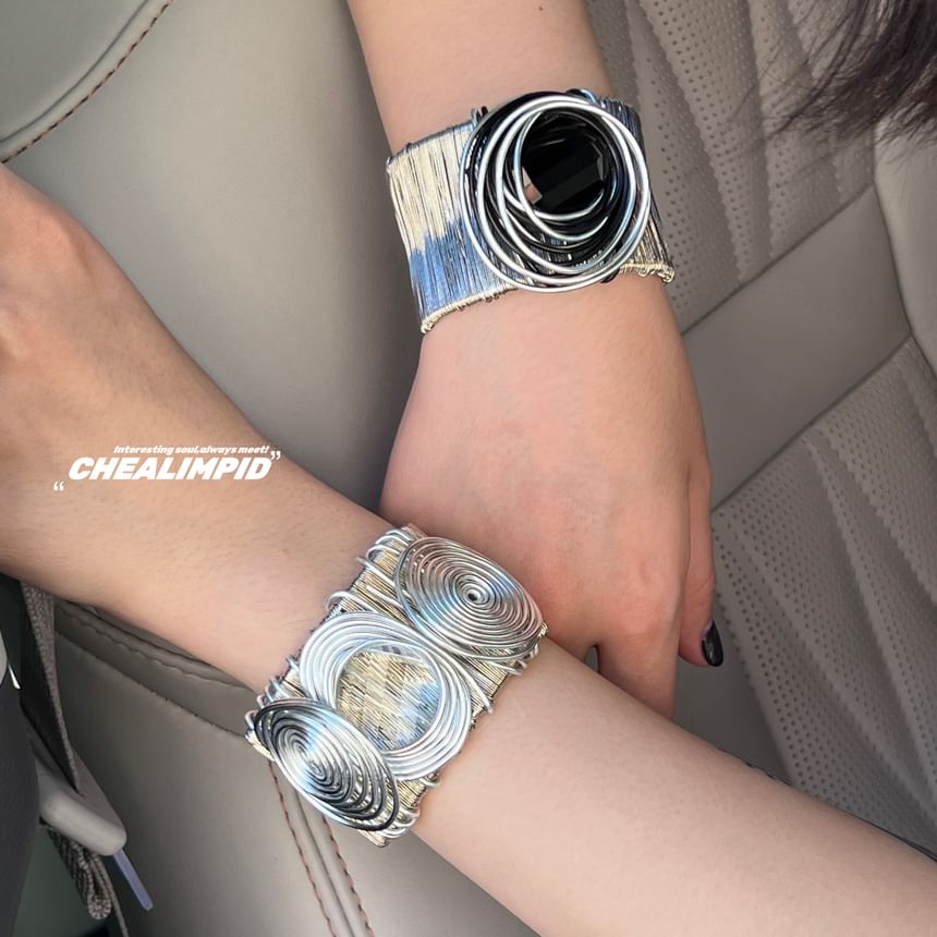 Chunky Open Metal Bangle