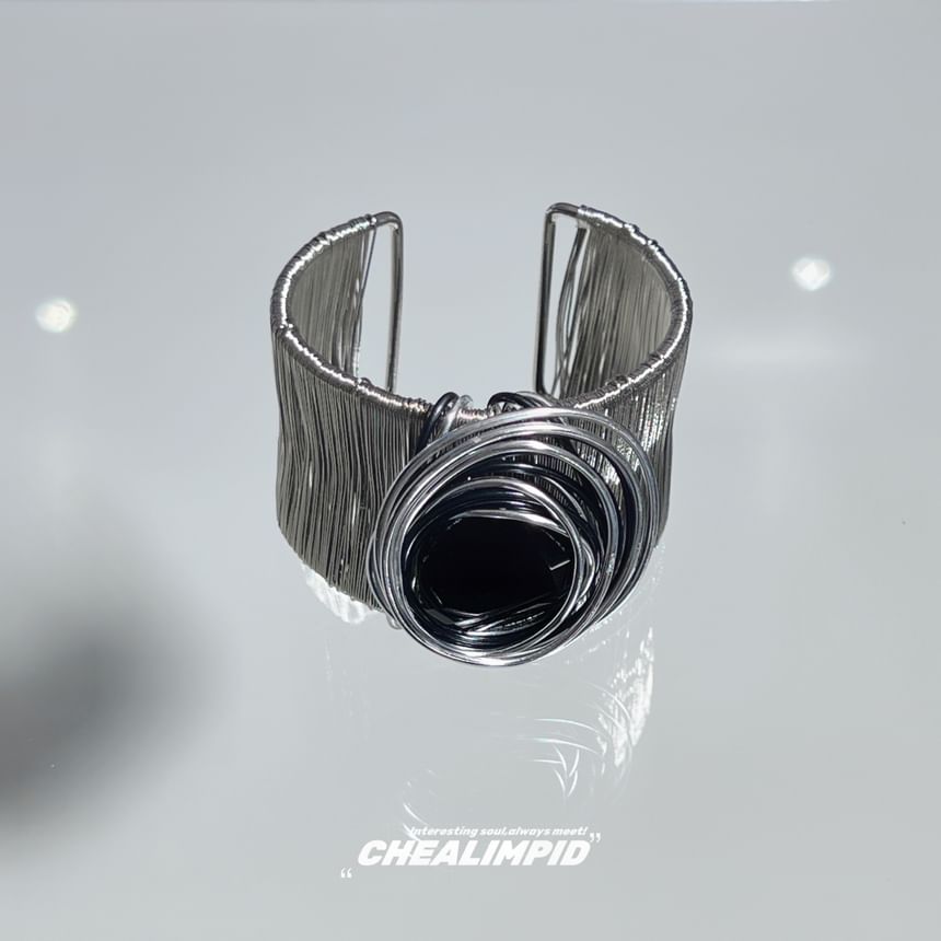 Chunky Open Metal Bangle