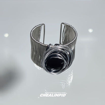 Chunky Open Metal Bangle