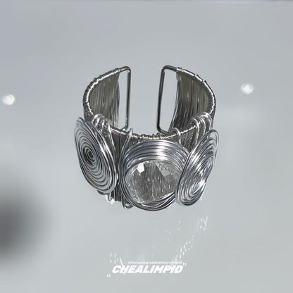Chunky Open Metal Bangle