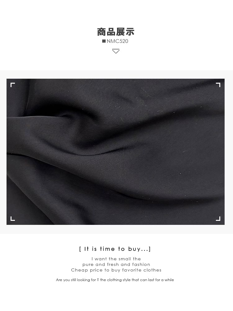 Satin Sleeveless Cowl-Neck Slited Cocktail Dress