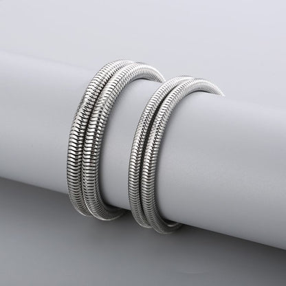 Snakebone Stainless Steel Necklace