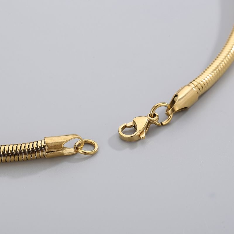 Snakebone Stainless Steel Necklace