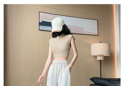 High Waist Bamboo Jacquard Wide Leg Pants (Various Designs)