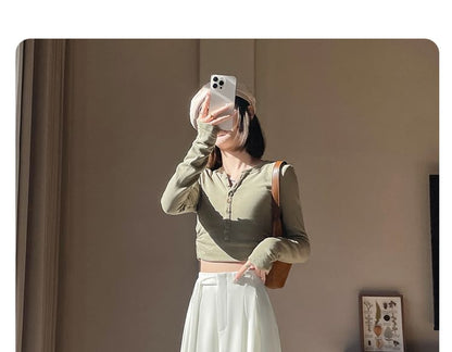 High Rise Asymmetrical Plain Wide Leg Pants (Various Designs)