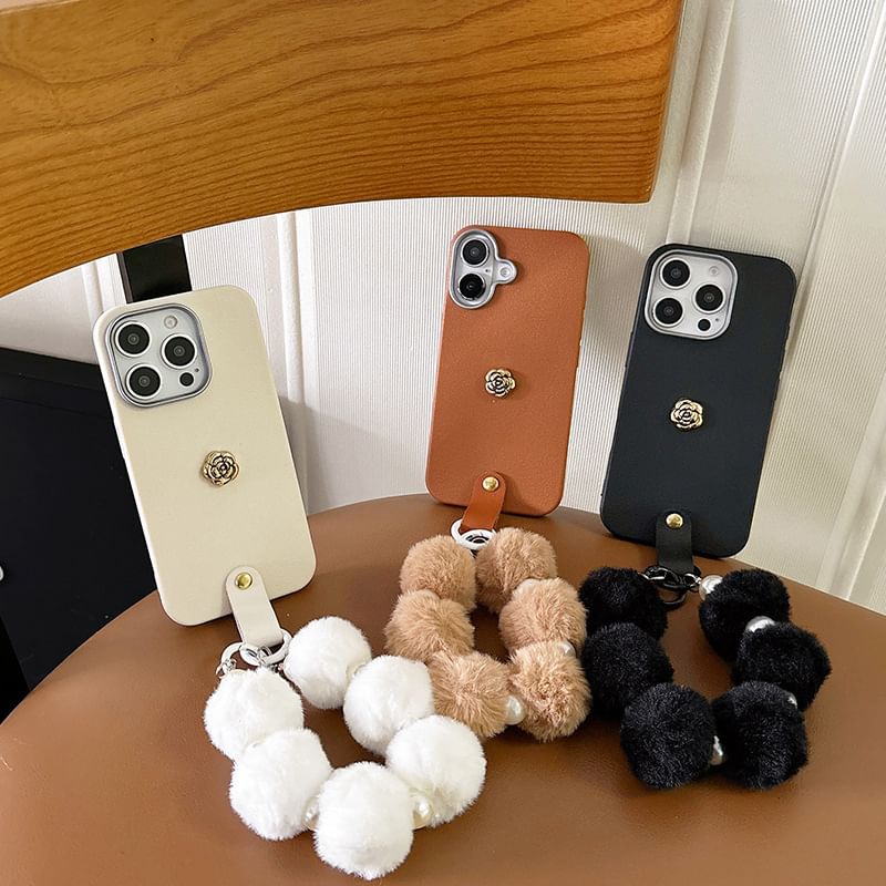 Floral Phone Case with Strap