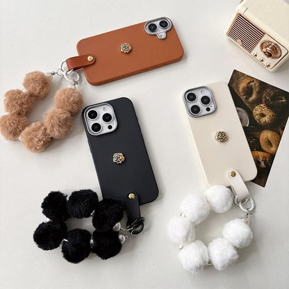 Floral Phone Case with Strap