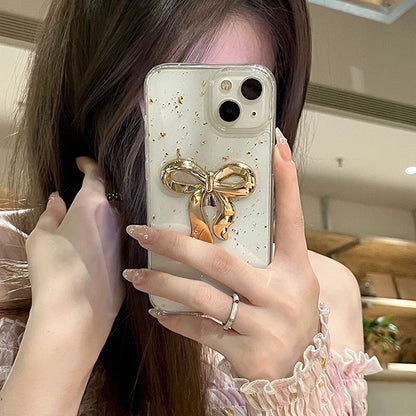Bow Gold Leaf Phone Case