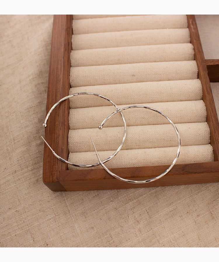 Open Hoop Earring / Clip On Earring