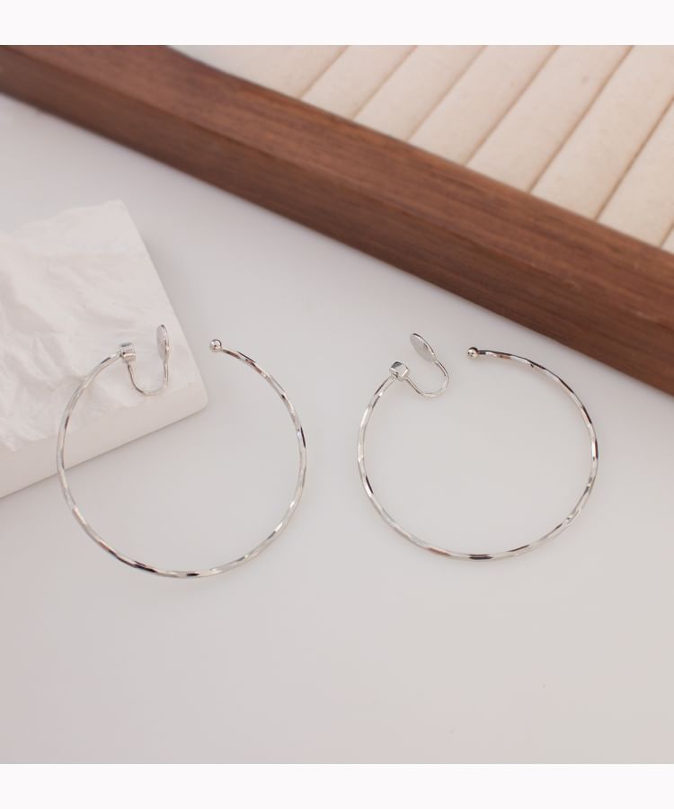 Open Hoop Earring / Clip On Earring