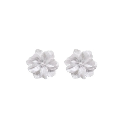Flower Stud Earring / Clip On Earring