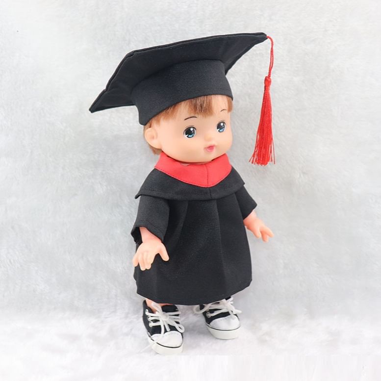 Doll Set: Mortarboard Gown Clothes + Graduation