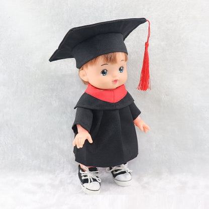 Doll Set: Mortarboard Gown Clothes + Graduation