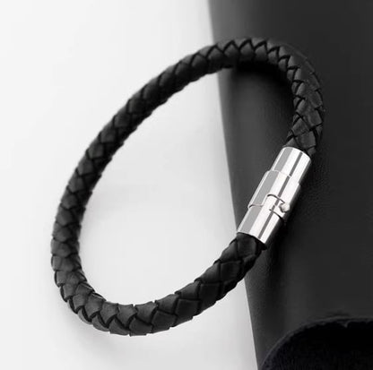 Metal Clasp Woven Bracelet