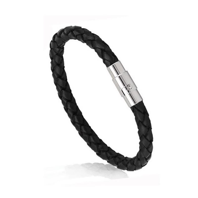 Metal Clasp Woven Bracelet