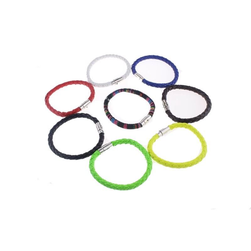 Metal Clasp Woven Bracelet