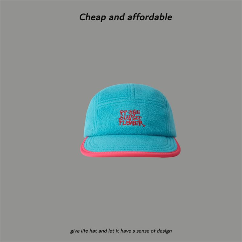 Embroidered Fleece Cap Lettering