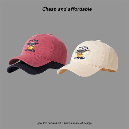 Embroidered Baseball Cap Cat